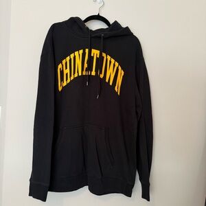 Chinatown Market Black and Yellow Hoodie